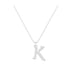 K - Letter Name Necklace Initial Necklace